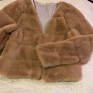 Faux fur jacket